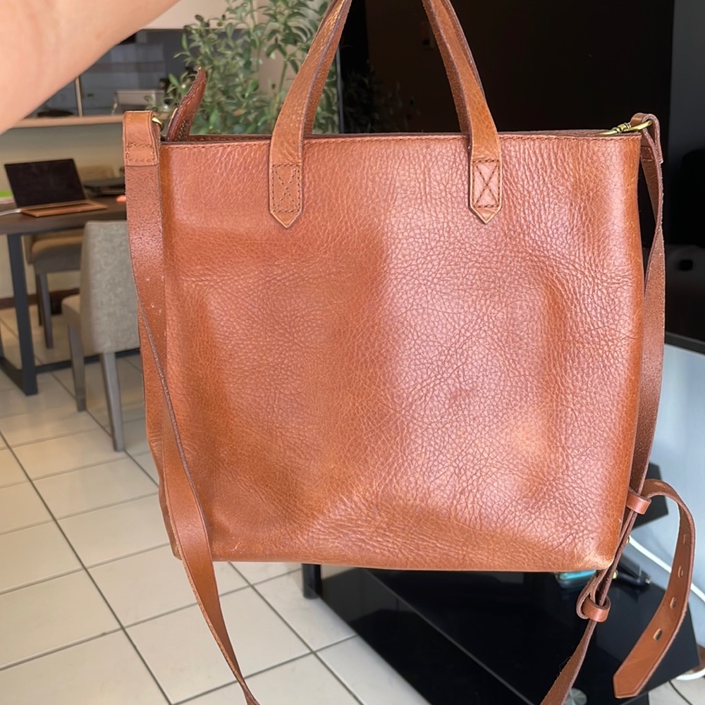 Madewell zip top transport bag